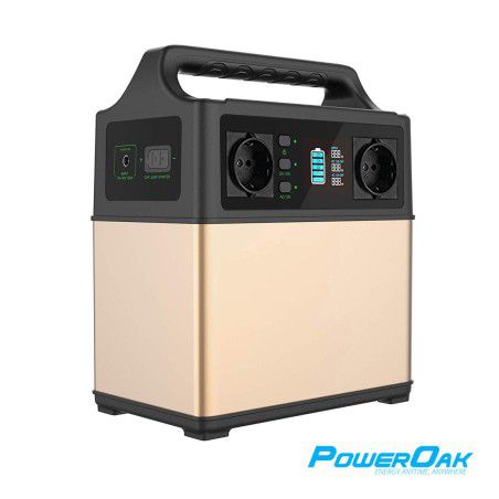 PowerOak - PowerOak PS5 400Wh / 120000mAh generatore solare AC/DC USB-C - Power bank - PS5